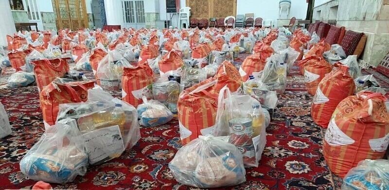 توزیع ۲۰۰ بسته معیشتی ماه رمضان بین نیازمندان حاشیه شهر