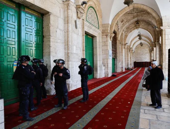 یورش مجدد نظامیان صهیونیستی به مسجد الاقصی