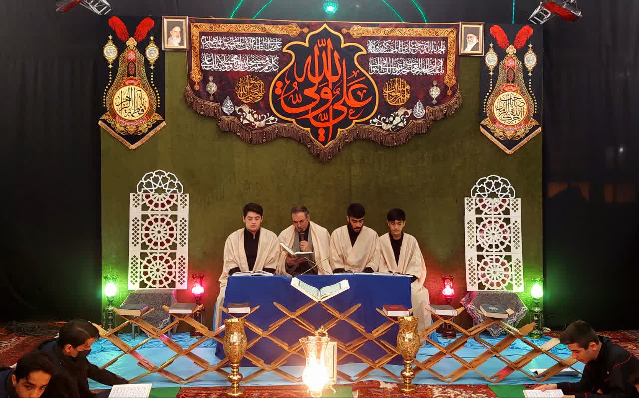 محفل انس با قرآن  در مسجد صفای بنی هاشم برگزار شد  