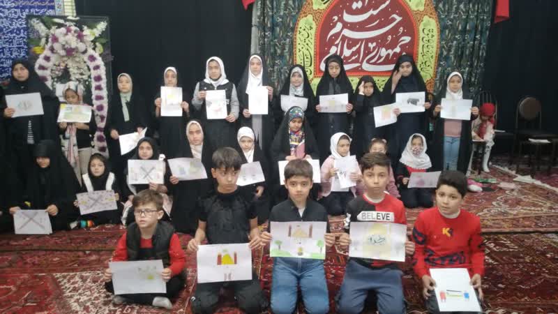 آیات قرانی به قلم کودکان تبریزی به تصویر کشیده شد   