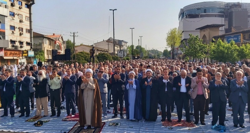    نماز عید سعید فطر در گیلان اقامه شد