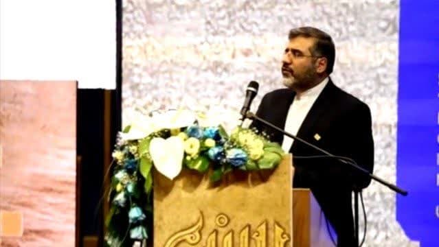 فیلم/ حضور وزیر فرهنگ و ارشاد اسلامی در اختتامیه جشنواره فرهنگی امام رضا علیه‌السلام