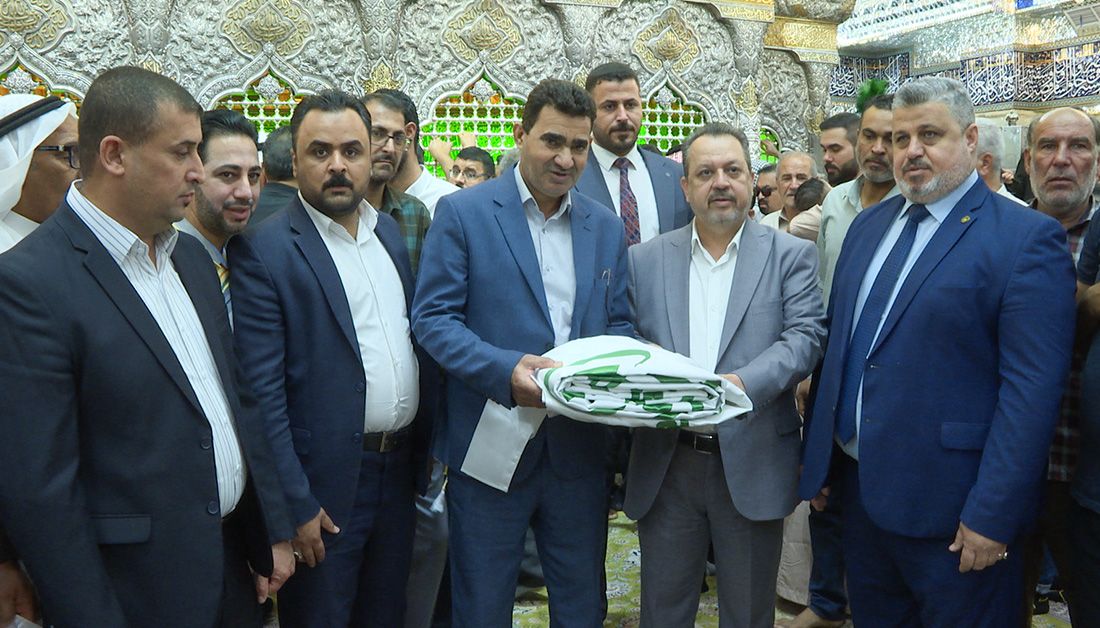 پرچم علوی در عید غدیر در جوار حرم امام حسین(ع) به اهتزاز در می آید