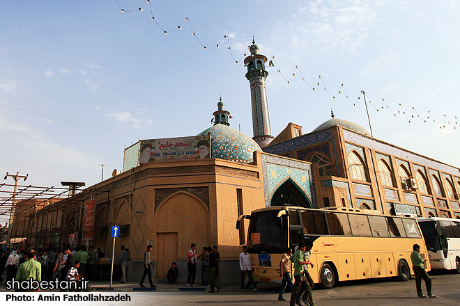 میثاق زنان اهل قلم با شهدا در مسجد جامع‌ خرمشهر