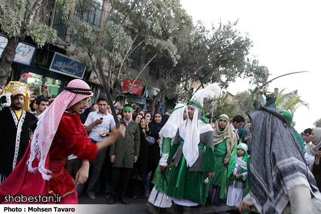 حرکت نمادین کاروان حضرت احمد بن موسی شاهچراغ (ع)