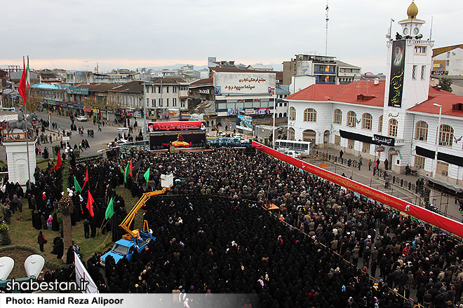 اوج دلدادگی عزاداران اربعین سالار شهیدان در گیلان