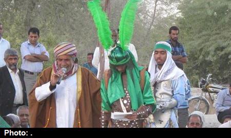 برگزاری مراسم معنوی تعزیه در شهرستان ورامین