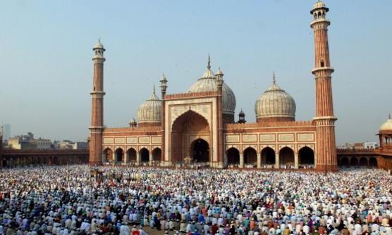 زیباترین مسجد جامع هند در ماه مبارک رمضان+ تصویر