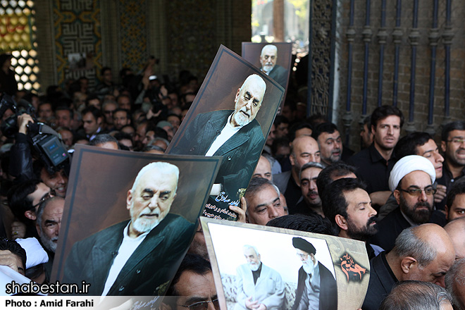 مراسم بزرگداشت مرحوم عسگر اولادی در مسجد انقلاب بجنورد برگزار شد