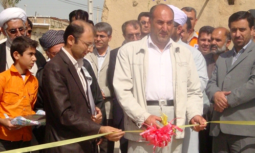 طرح هادی روستای قادرمرز دهگلان به بهره برداری رسید