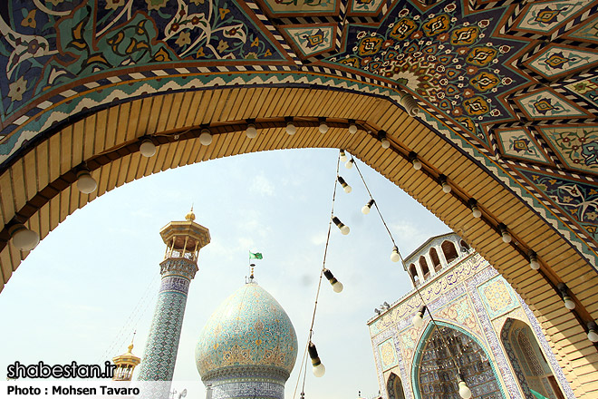 استقبال مردم از کاروان نمادین احمد بن موسی، شاهچراغ (ع)