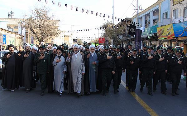 برپایی دسته عزاداری عاشقان ثارالله نیروهای مسلح استان قم