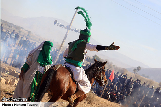 مراسم تعزیه خوانی در شهرستان جهرم برگزار می شود