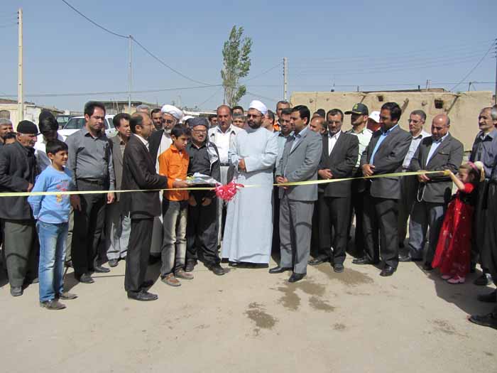 طرح هادی روستای قادرمرز دهگلان به بهره برداری رسید