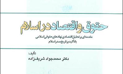 تحلیل اقتصادی نهادهای حقوقی اسلامی در تالیفی جدید