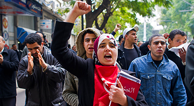 آزادی حجاب ارمغان اصلی انقلاب تونس