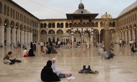 مسجد جامع اموی از شاهکارهای معماری اسلامی در دمشق+ تصویر