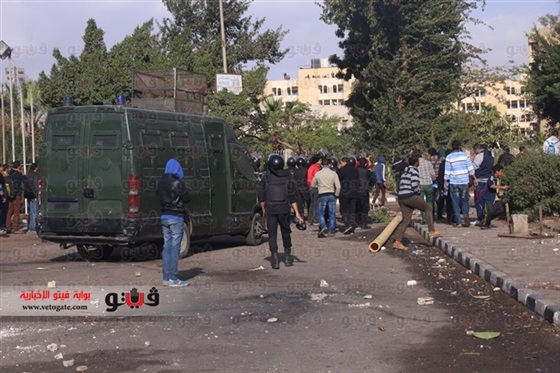 گزارش تصویری از درگیری دانشجویان«الاخوان» با پلیس مصر