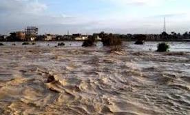 سیل مسیر دامغان به شاهرود خسارت در برداشت